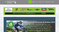 Desktop Screenshot of enduromexico.com